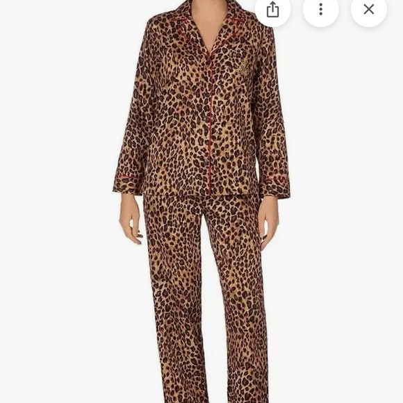 Ralph Lauren Leopard Print Pajama Set - Picture 3 of 3